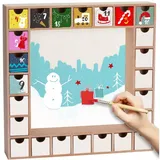 Brubaker Befüllbarer Adventskalender DIY 33 cm