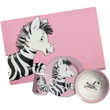 Ritzenhoff & Breker HAPPY ZOO Kindergeschirr + Tischmatte Zebra