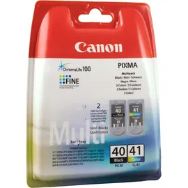 Canon PG-40 schwarz + CL-41 CMY