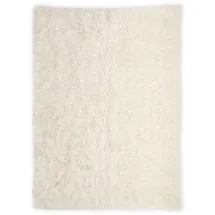 THEKO Wollteppich THEKO "Flokos 1", beige (natur), B:160cm H:40mm L:160cm, Wolle, Teppiche, original griechischer Flokati, Hochflor, Uni Farben, reine Wolle