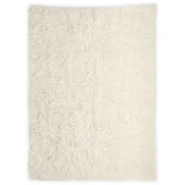 THEKO Wollteppich THEKO "Flokos 1", beige (natur), B:160cm H:40mm L:160cm, Wolle, Teppiche, original griechischer Flokati, Hochflor, Uni Farben, reine Wolle