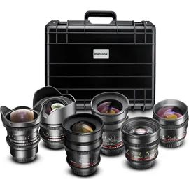 Walimex Video Fisheye-Portrait Set 6x Canon EF (Canon EF, Vollformat, Objektiv,