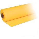 DeinPack 1 x Airlaid Tischdeckenrolle Gelb 25m x 1,2m - Hochwertige HORECA Tischdecke, Einfarbige Papiertischdecken Rolle - Ideal für Party, Hochzeit, Geburtstag, Deko & Events