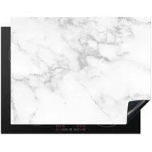 onlywow Herdabdeckplatte 77 x 59 cm Weiß