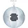 Relaxdays Discokugel 20 cm Silber