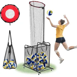 VEVOR Volleyball Trainingsnetz Trainingsgerät Netzwinkel Höhenverstellbar