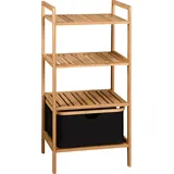 KESPER Regal mit Korb 44 x 34 x 93,5 cm Braun
