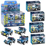 Wisam Polizei Fahrzeuge Bausteine Set 128-tlg.