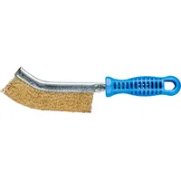 Pferd tools Handbürste gebogen HBG 1reihig Messing-Draht-Ø0,30 (10)