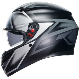 AGV K3 Compound, Helm, schwarz-grau, Größe XL