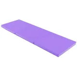 Costway Gymnastikmatte Yogamatte, 180 x 60 x 5 cm, tragbar &rutschfest lila