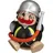 Seiffener Volkskunst Räuchermann Feuerwehrmann 12cm