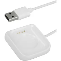kwmobile Smartwatch Ladekabel für Oppo Watch 1 (46mm) USB Ladekabel für Smartwatch - Smart Watch Aufladekabel - Fitnesstracker Ersatzkabel - Weiß