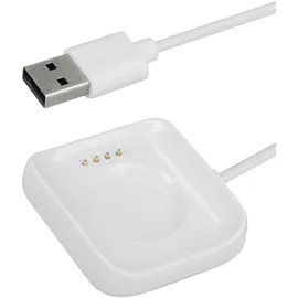 kwmobile Smartwatch Ladekabel für Oppo Watch 1 (46mm) USB Ladekabel für Smartwatch - Smart Watch Aufladekabel - Fitnesstracker Ersatzkabel - Weiß