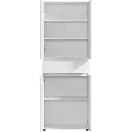 home collective Schrank 64 x 34 x 180 cm Weiß