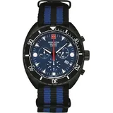 Swiss Alpine Military Herren Uhr Chrono Analog Quarz 7066.9675SAM NATO-Armband