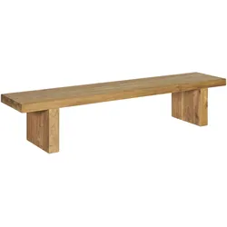 OUTFLEXX Encino Bank, natur, recycled FSC-Teak, 220 x 40 x 46 cm