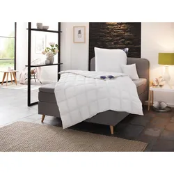 Daunenbettdecke SPESSARTTRAUM "Exklusiv, Bettdecken für Sommer und Winter, Decke", weiß, B:200cm L:220cm, Bezug: 100% Baumwolle. Füllung: 100% Daunen, Bettdecken, 5 Wärmeklassen & 8 Größen, Bestseller