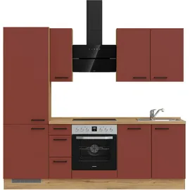 Nobilia Küchenzeile Easytouch II 240,3 cm rot