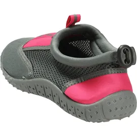 Fashy Guamo Kinder Badeschuhe, Gr. 33, grau/pink