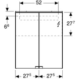 Geberit Option Basic 55 cm weiß