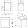 Geberit Renova Plan Seitenschrank 40 x 55 x 44,5 cm Rot