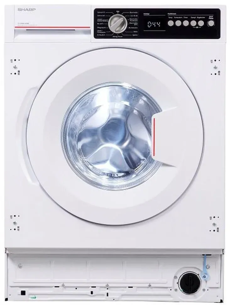 Sharp - ES-NIB814BWB-DE - Einbau-Waschmaschine - 8 Kg