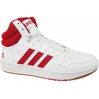 Adidas Hoops 3.0 Mid Cloud White / Better Scarlet / Gum 4 44 2/3