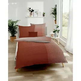KAEPPEL Master Mako-Satin terra 135 x 200 cm + 80 x 80 cm