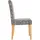 Mendler Esszimmerstuhl Littau Textil grau 4er Set