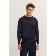 Bugatti Rundhalspullover Blau XL