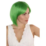 Prettyland Damen hell-grün Damen Herren kurzhaar Perücke Bob-Schnitt Glatte Party Manga Anime green Cosplay Wig C398