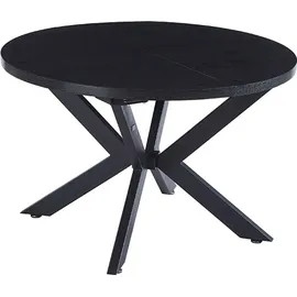 Home Deluxe - Esstisch-Set AVENTURA inkl. Sternfuß , Polsterstüh... - Braun