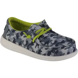 HEYDUDE Wally Youth Camodino Kinder Blau 32