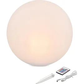 esotec Solarleuchte Kunststoff ⌀ 50 cm mit Fernbedienung mehrfarbig