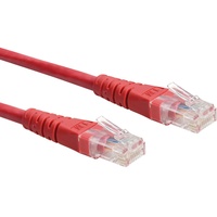 Roline Patchkabel Cat6, U/UTP, RJ-45/RJ-45, 5m, rot, 5 m