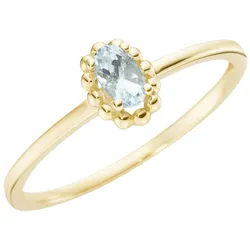 Luigi Merano Ring mit einem Edelstein, Gold 375 Ringe   Blau Damen 