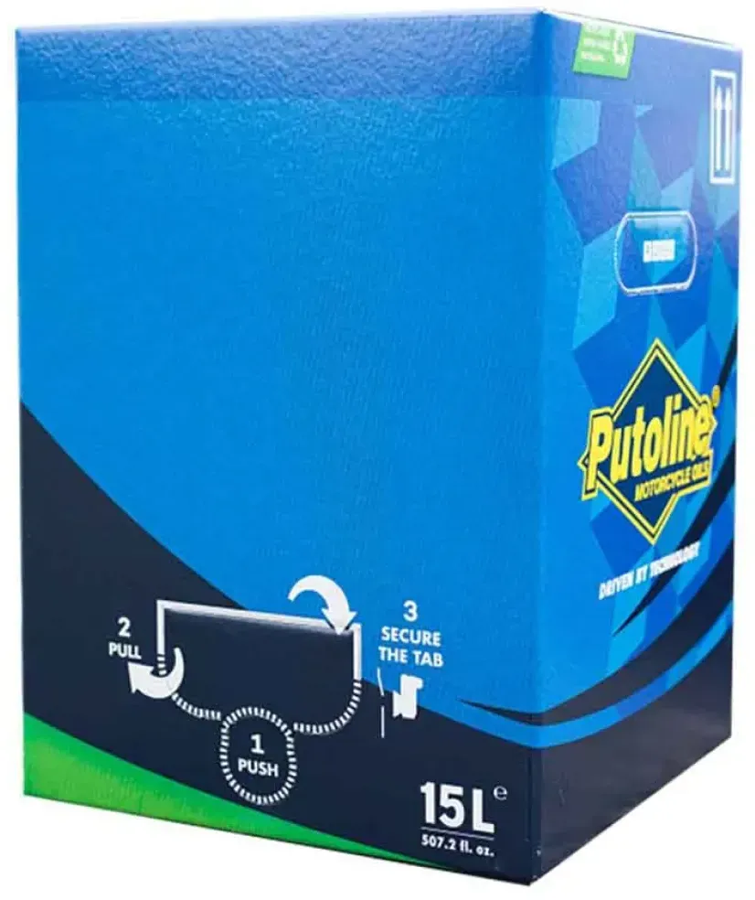Putoline Mx 7 2t 15 L Motoröl - Blue / Green - One Size