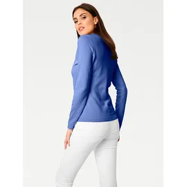 Heine V-Pullover Blau 50