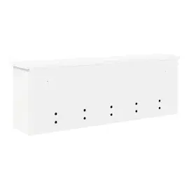 vidaXL Garderobenständer mit Regal 75 x 16 x 26 cm Weiß