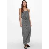 Only Kleid Maxikleid Schwarz/Weiß 38