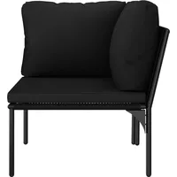 vidaXL Lounge-Set schwarz 48588