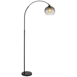 Globo Stehlampe Newcastle Alu, Eisen, Stahl & Metall