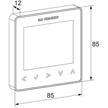 HEIMEIER neoStat V2 Raumthermostat 230V Smart Home Silber