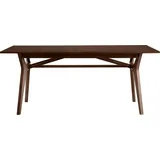 miliboo Esstisch ausziehbar Nussbaumfurnier B180-220 cm FOSTER