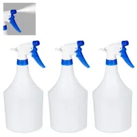 relaxdays Sprühflasche 24x Sprühflasche in Blau blau|weiß