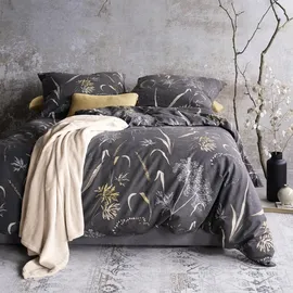 IRISETTE Koala Floral Grau 135 x 200 cm + 80 x 80 cm
