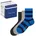 Unisex Kinder Socken Triple Pack K So Baumwolle gemustert 3 Paar Mehrfarbig Blue Grey Mix 0020 39-42 39-42