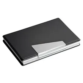 Sigel Visitenkartenetui 9,5 x 6,5 cm Schwarz 20 St.