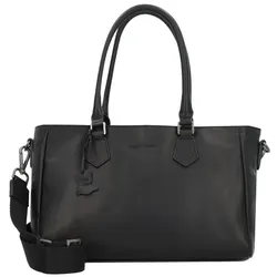 Greenburry Pure Black Handtasche Leder 33 cm black